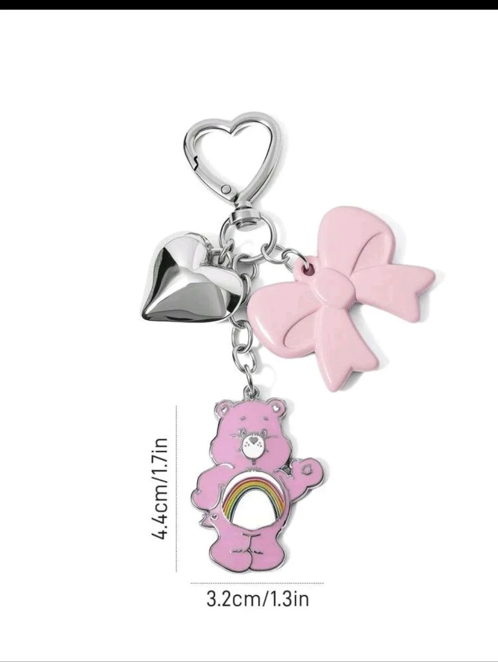 Care Bears Bag Charm/ Keychain NEW